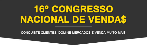 JFV - Eventos | 16º Congresso Nacional de Venda$